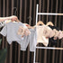 Handsome Round Neck Bear Short Sleeve Suit Casual Pants Two Piece Set